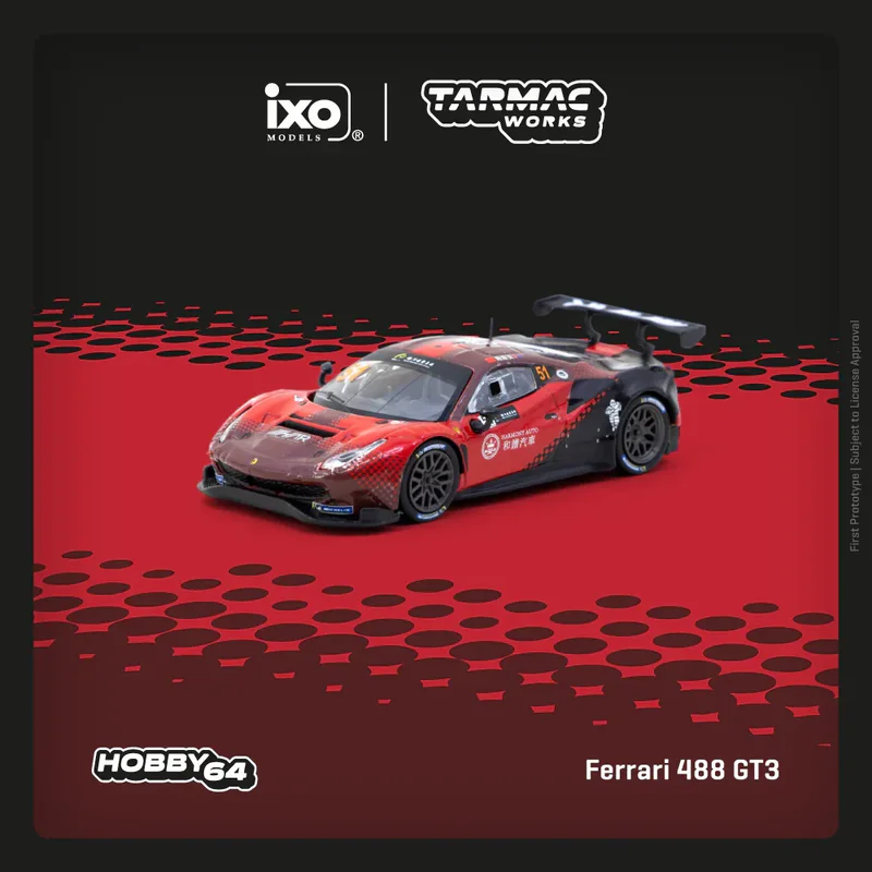 Macheta Ferrari 488 GT3 Tarmac Works TC-T64-072-22MGP51
