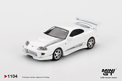 Machetă Mini GT Toyota Supra VeilSide Combat V-I White MGT01104-L 1:64