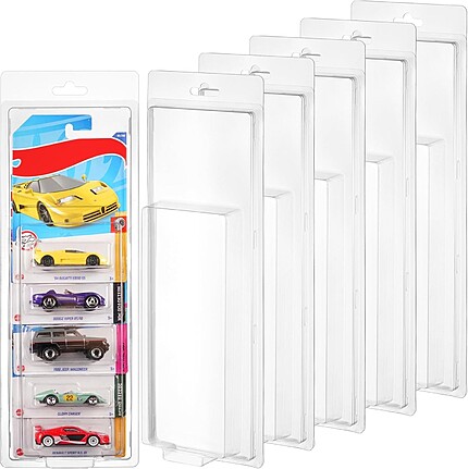 Set 10 protectoare Triple9 Size B pentru 50 machete Hot Wheels Long Card T9-64022