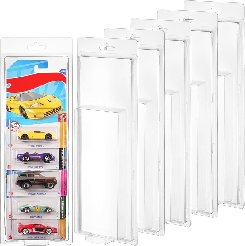 Set 10 protectoare Triple9 Size B pentru 50 machete Hot Wheels Long Card T9-64022