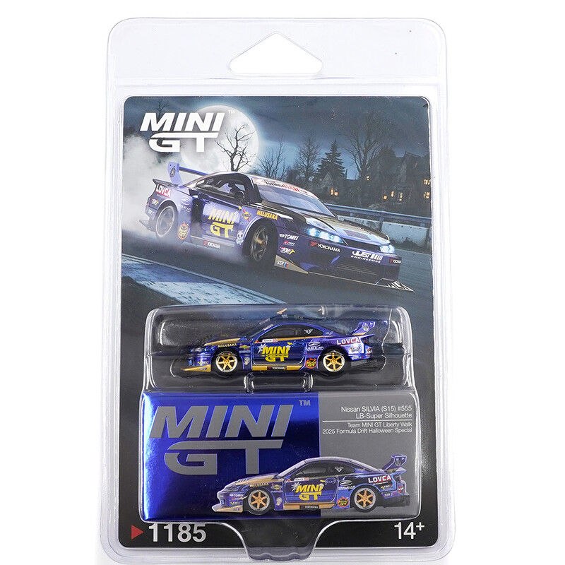 Macheta Mini GT Nissan S15 Silvia Liberty Walk #555 Halloween Special 1:64
