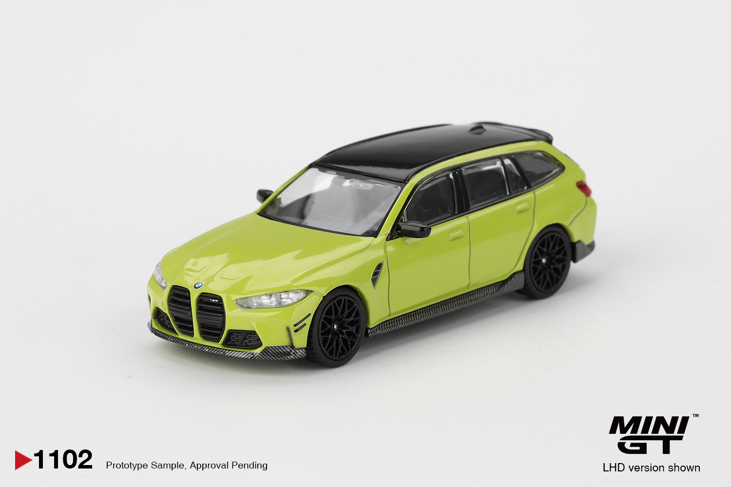 MGT01102-1 Machetă Mini GT BMW M3 Touring Sao Paulo Yellow 2025 MGT01102-L