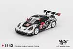 Machetă Mini GT Porsche 911 GT3 R Skeleton Rexy #77 MGT01143-L