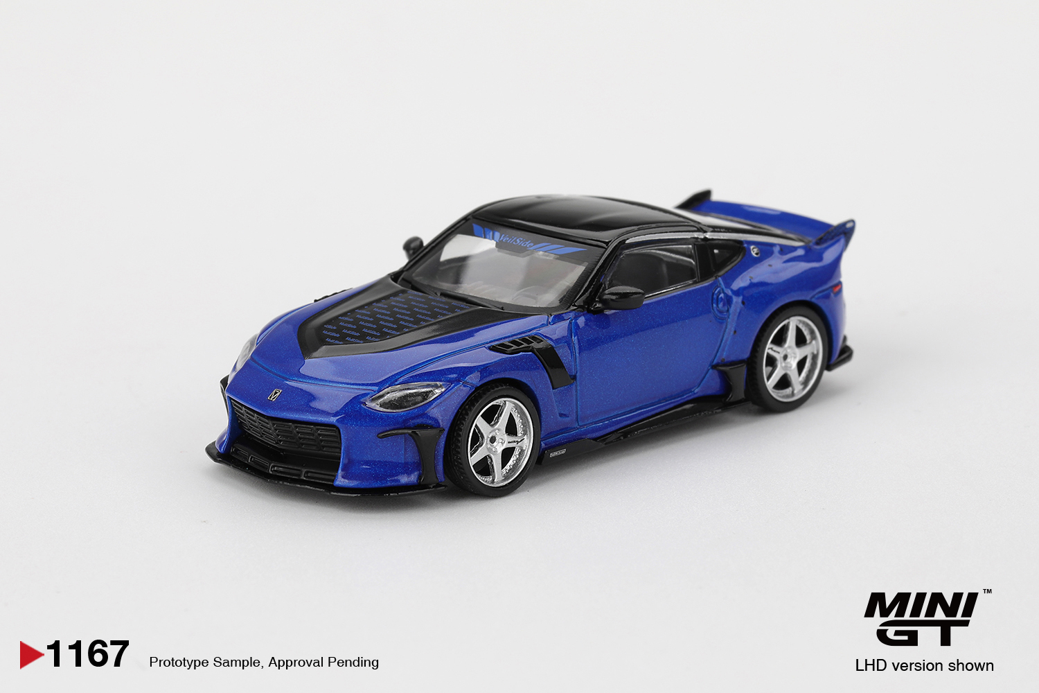 MGT01167-1 Machetă Mini GT Nissan Fairlady Z VeilSide FFZ60 Seiran Blue MGT01167-L