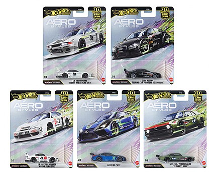 Set Hot Wheels Premium Car Culture Aerostyles 2026 cu 5 machete 1:64