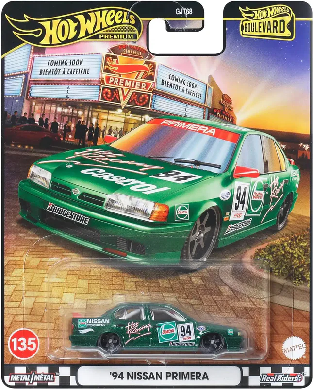 Machetă Hot Wheels Nissan Primera #135 Boulevard JBL31 1:64