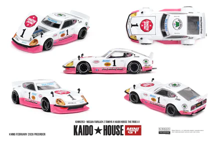 Machetă Mini GT Kaido House Nissan Fairlady Z TAMIYA The FROG KHMG263