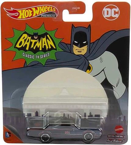 Machetă Hot Wheels TV Series Batmobile negru Batman HCP10 1:64