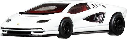Hot Wheels Lamborghini Countach LPI 800-4 alb vedere frontală