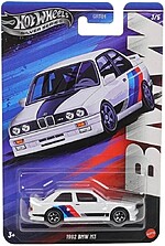 Machetă Hot Wheels BMW M3 1992 alb Silver Series JBY56 1:64