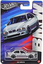 Machetă Hot Wheels BMW M5 2001 gri Silver Series JBY58 1:64