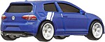 Volkswagen Golf Mk7 albastru Hot Wheels Car Culture