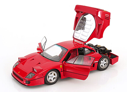 Machetă Ferrari F40 1987 roșu 1:12 KK Scale KKDC120251