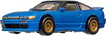 Hot Wheels Nissan SilEighty albastru vedere frontală