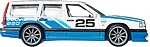 Hot Wheels Fast Wagons Volvo 850 Estate JBK68