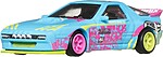 Mazda RX-7 FC Pandem albastru Hot Wheels Real Riders