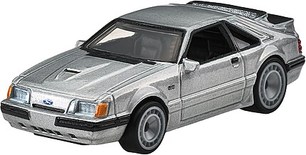 Hot Wheels Ford Mustang SVO gri vedere frontală