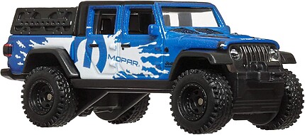 Hot Wheels Jeep Gladiator albastru vedere frontală