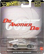 Machetă Hot Wheels Aston Martin Vanquish gri James Bond JBL55 1:64