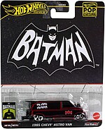 Machetă Hot Wheels Chevy Astro Van 1985 negru Batman HVJ48 1:64