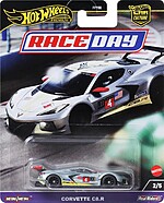 Machetă Hot Wheels Corvette C8.R gri Race Day HRV95 1:64