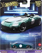 Machetă Hot Wheels Aston Martin V12 Speedster verde Exotic Envy HKC78 1:64