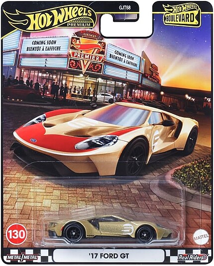 Machetă Hot Wheels Ford GT 2017 #130 Boulevard JBL15 1:64