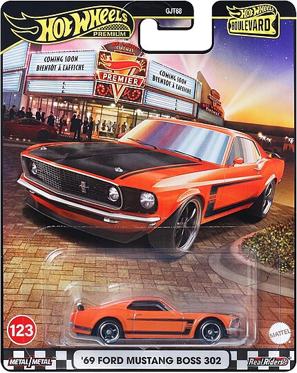 Machetă Hot Wheels Ford Mustang Boss 302 #123 portocaliu JBL20 1:64