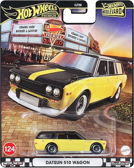 Machetă Hot Wheels Datsun 510 Wagon #124 Boulevard JBL21 1:64