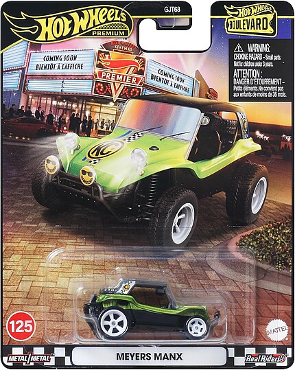 Machetă Hot Wheels Meyers Manx #125 Boulevard JBL22 1:64
