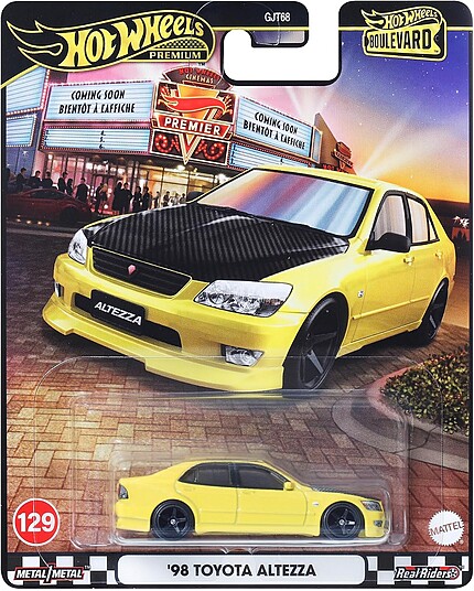 Machetă Hot Wheels Toyota Altezza #129 galben-negru Boulevard JBL23 1:64