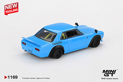 Mini GT MGT01169-R Nissan Hakosuka vedere spate