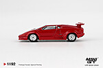 Lamborghini Countach Red 1:64 vedere laterală