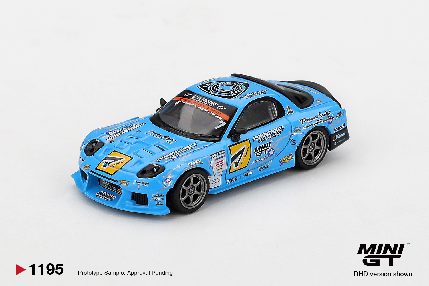 MGT01195-1 Machetă Mini GT Mazda RX-7 RE-Amemiya 2025 D1GP MGT01195-R