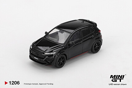 Machetă Mini GT Hyundai KONA N Phantom Black 2022 MGT01206-L