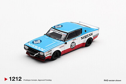 Machetă Mini GT Nissan Skyline Kenmeri Liberty Walk Nissan Racing 75 MGT01212-R