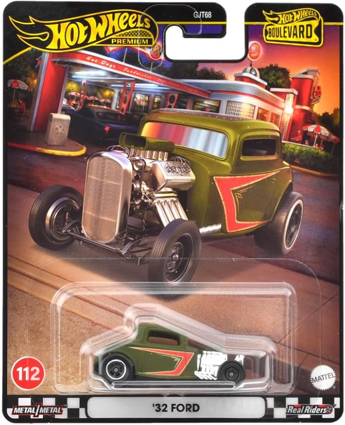 ford Machetă Hot Wheels 32 Ford #112 verde mat Boulevard JFM94 1:64