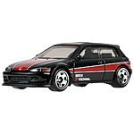 Hot Wheels Honda Civic EG negru vedere frontală