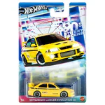 Machetă Hot Wheels Mitsubishi Lancer Evolution VI galben Silver Series JCB58 1:64