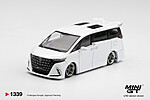 Macheta MINI GT Toyota Vellfire 40 KUHL White MGT01180-L 1:64