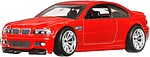 Hot Wheels BMW M3 E46 roșu vedere frontală