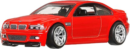 Hot Wheels BMW M3 E46 roșu vedere frontală