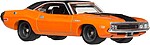 Hot Wheels Dodge Challenger R/T portocaliu vedere frontală
