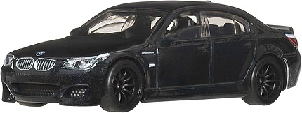 Hot Wheels BMW M5 negru vedere frontală
