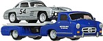 Hot Wheels Mercedes-Benz 300 SL gri Team Transport