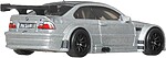 BMW M3 GTR gri Hot Wheels Premium Real Riders