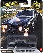 Machetă Hot Wheels Mercedes-Benz 300 SEL 6.8 AMG negru Thrill Climbers JKF20 1:64