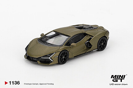 Macheta MINI GT Lamborghini Revuelto Verde Gea Matte MGT01136-L 1:64