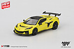 Machetă MINI GT Chevrolet Corvette C8 ZR1 2025 galben MGT01158-L 1:64