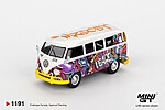 Machetă MINI GT Volkswagen T1 Micro Bus Mizu Design 1967 multicolor MGT01191-L 1:64